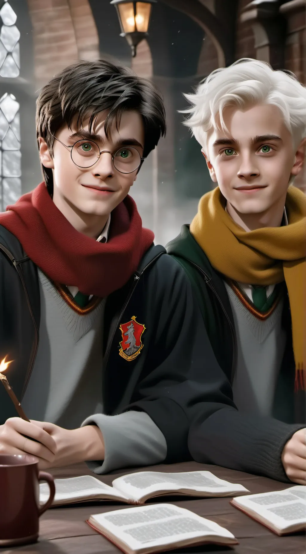 ai character: Hogwarts luv background