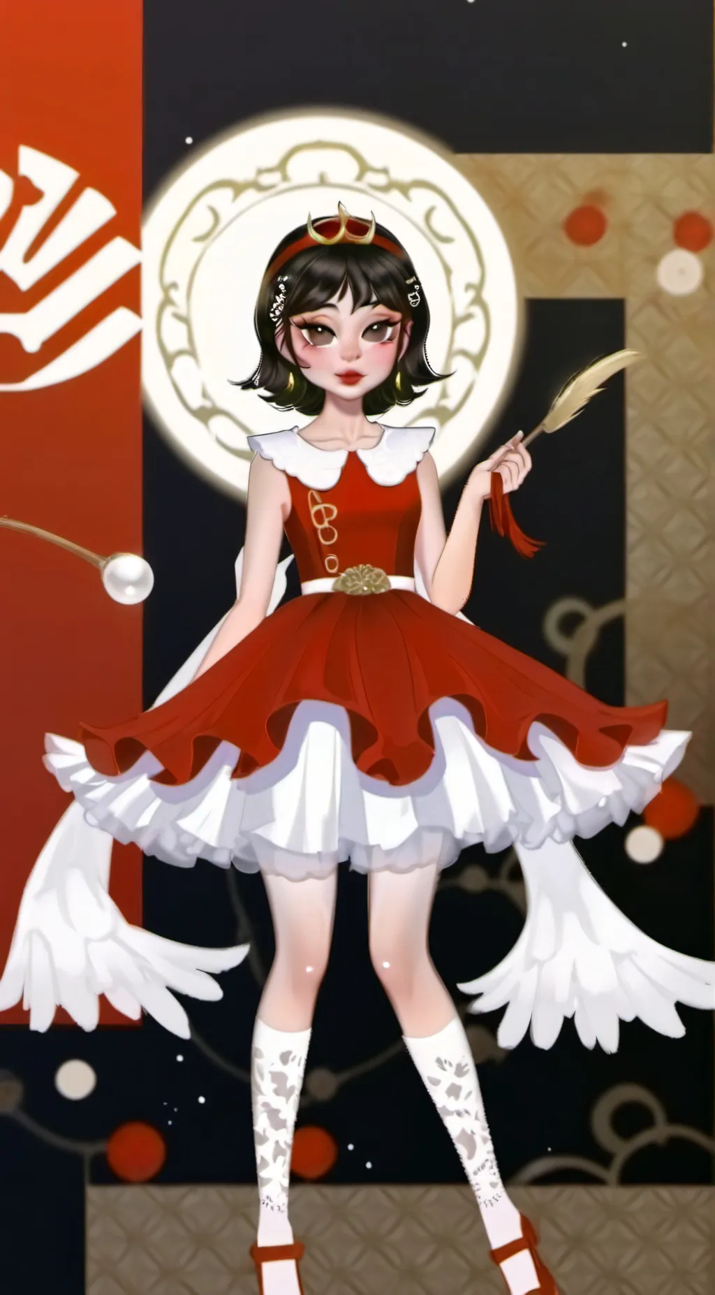 ai character: maho background