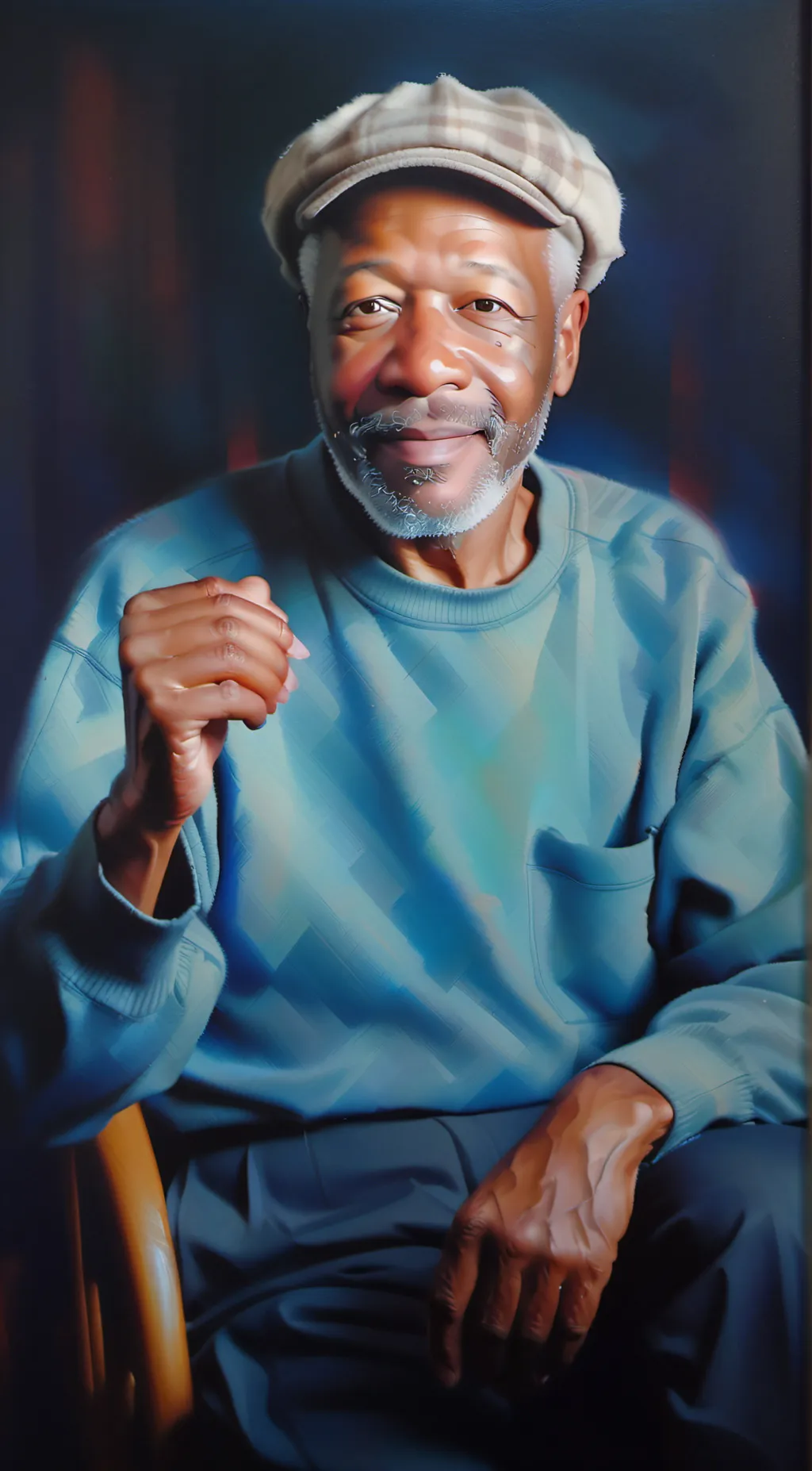 ai character: Your grandpa background