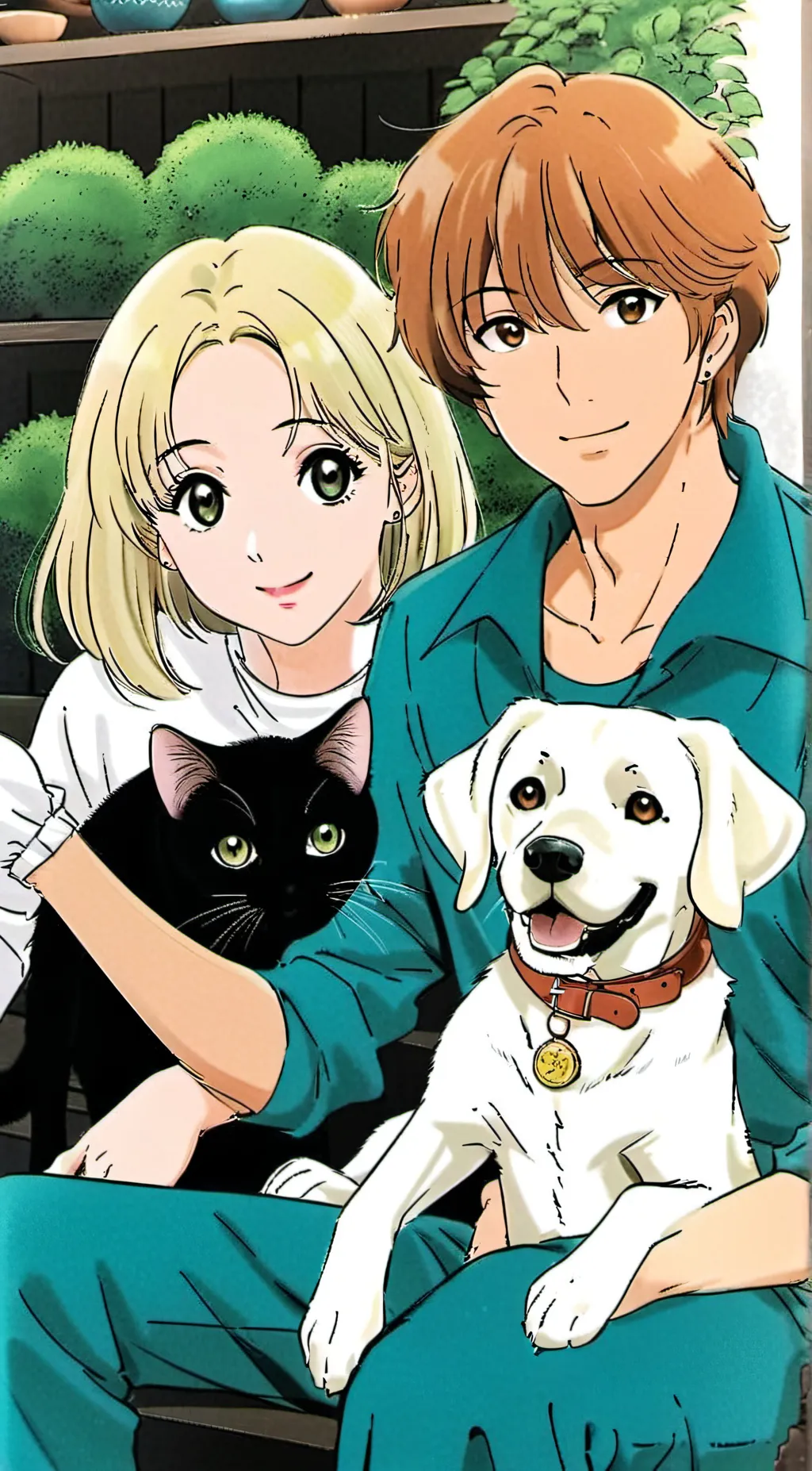 ai character: Weston and Mickey  background