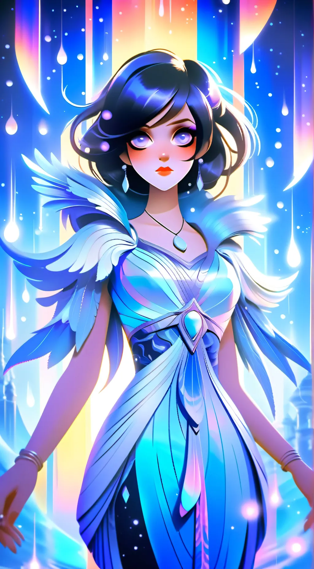 ai character: Clawed beauty  background