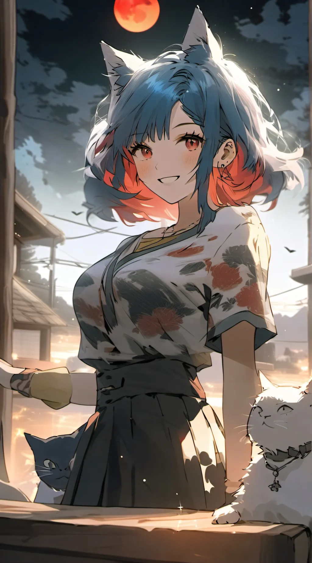 ai character: Sakura background