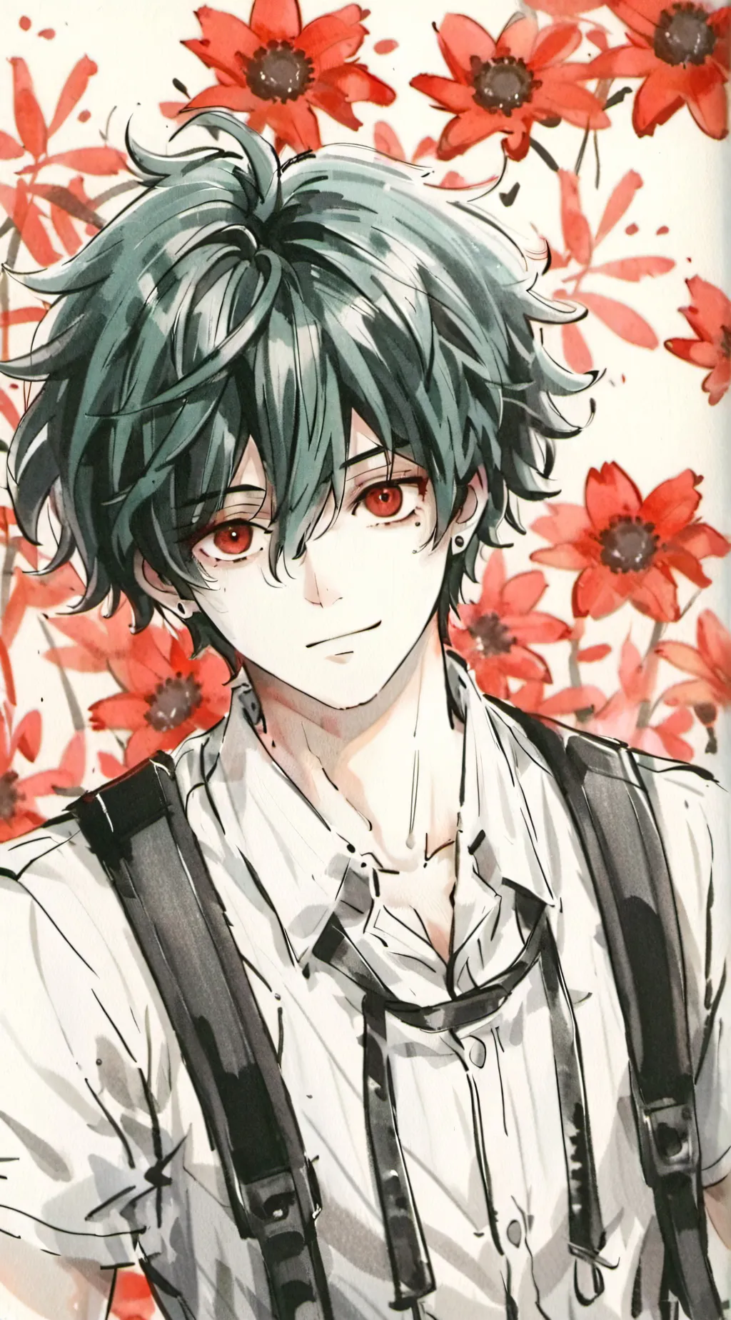 ai character: Deku simping for u background