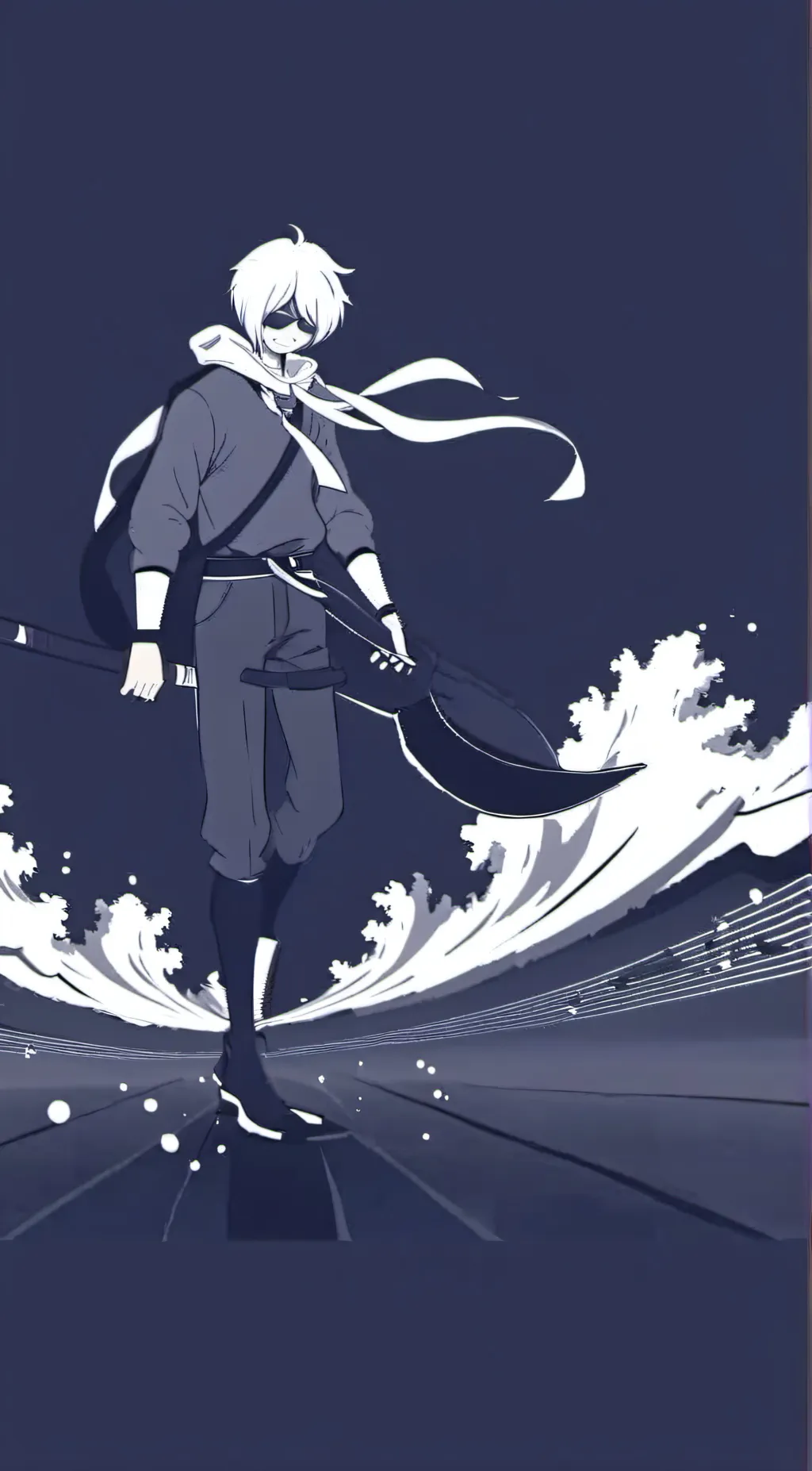 ai character: miss circle  background