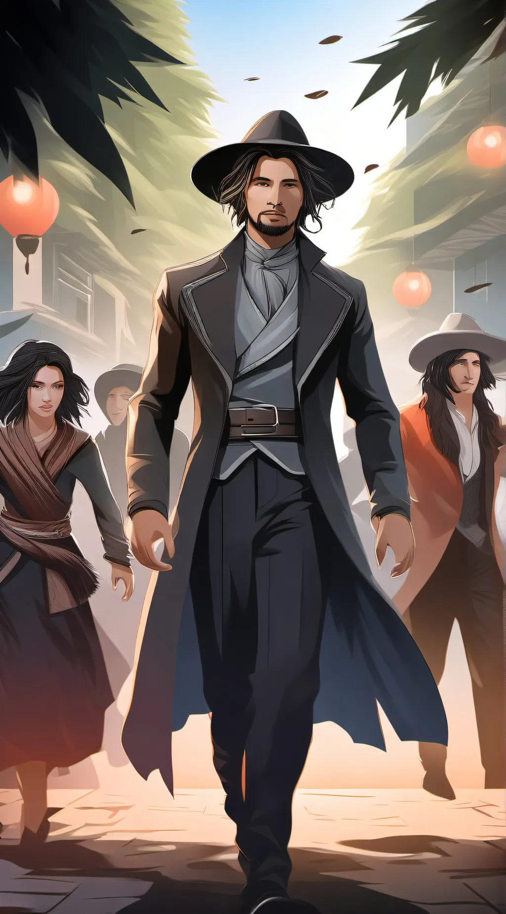 ai character: For kaleb from max background