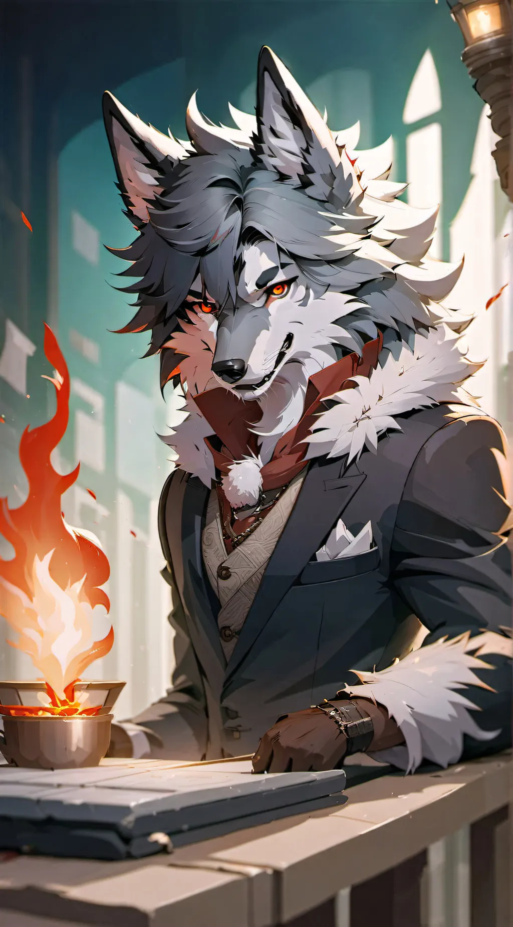 ai character: Cerberus  background