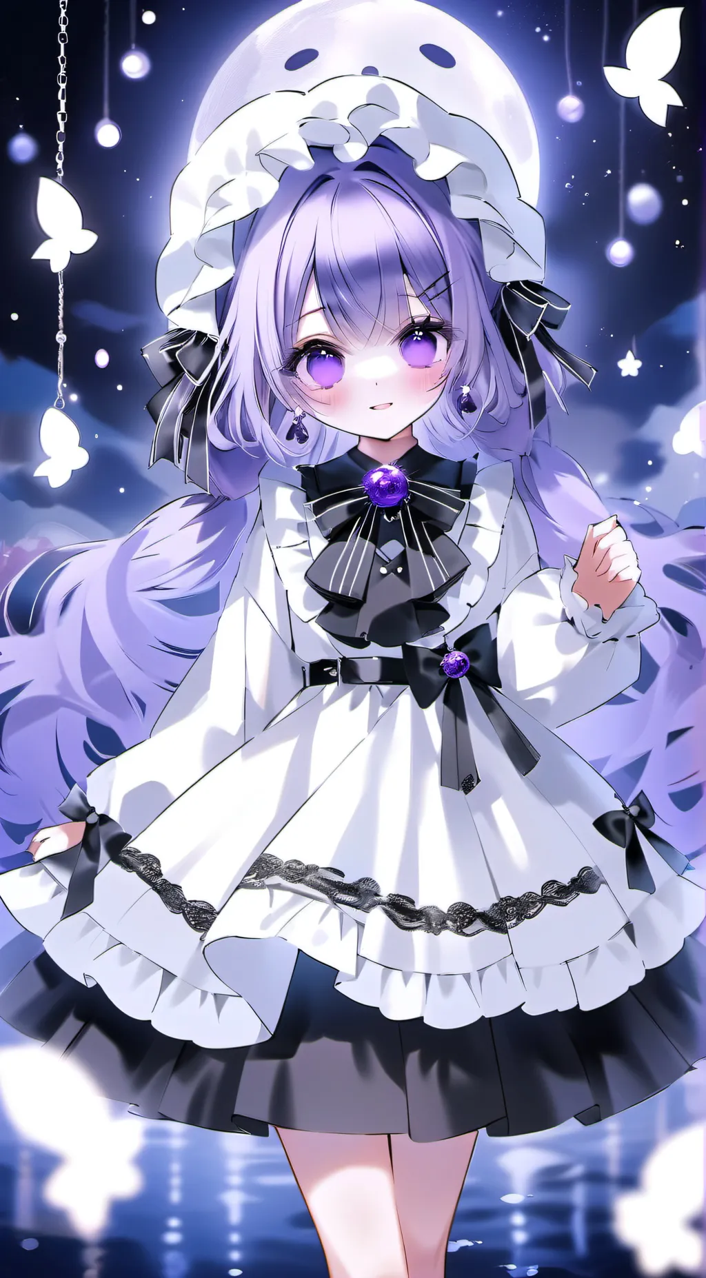 ai character: Luna background