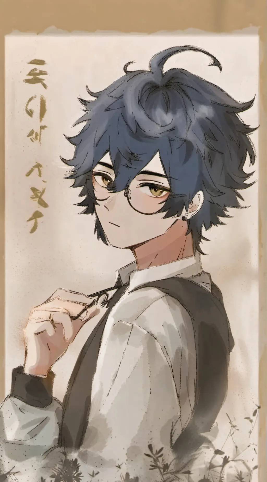 ai character: ★†ian†★ background