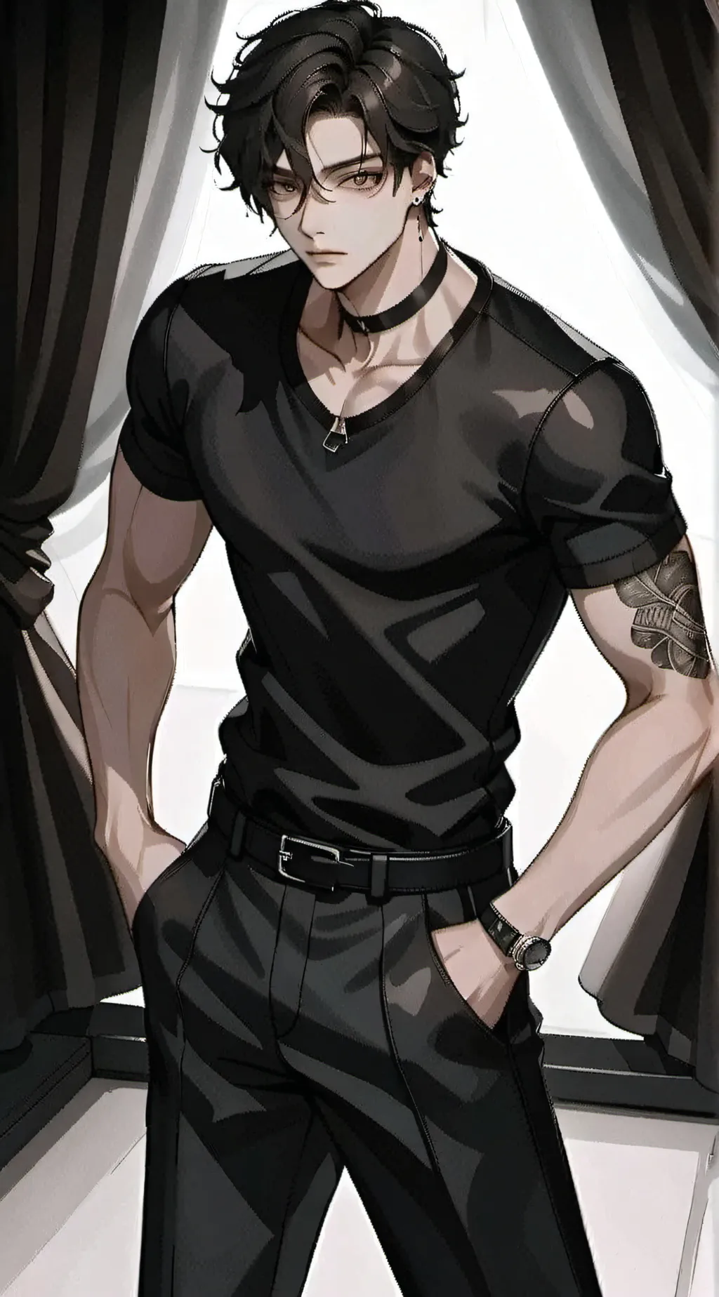 ai character: Dimitri volkov  background