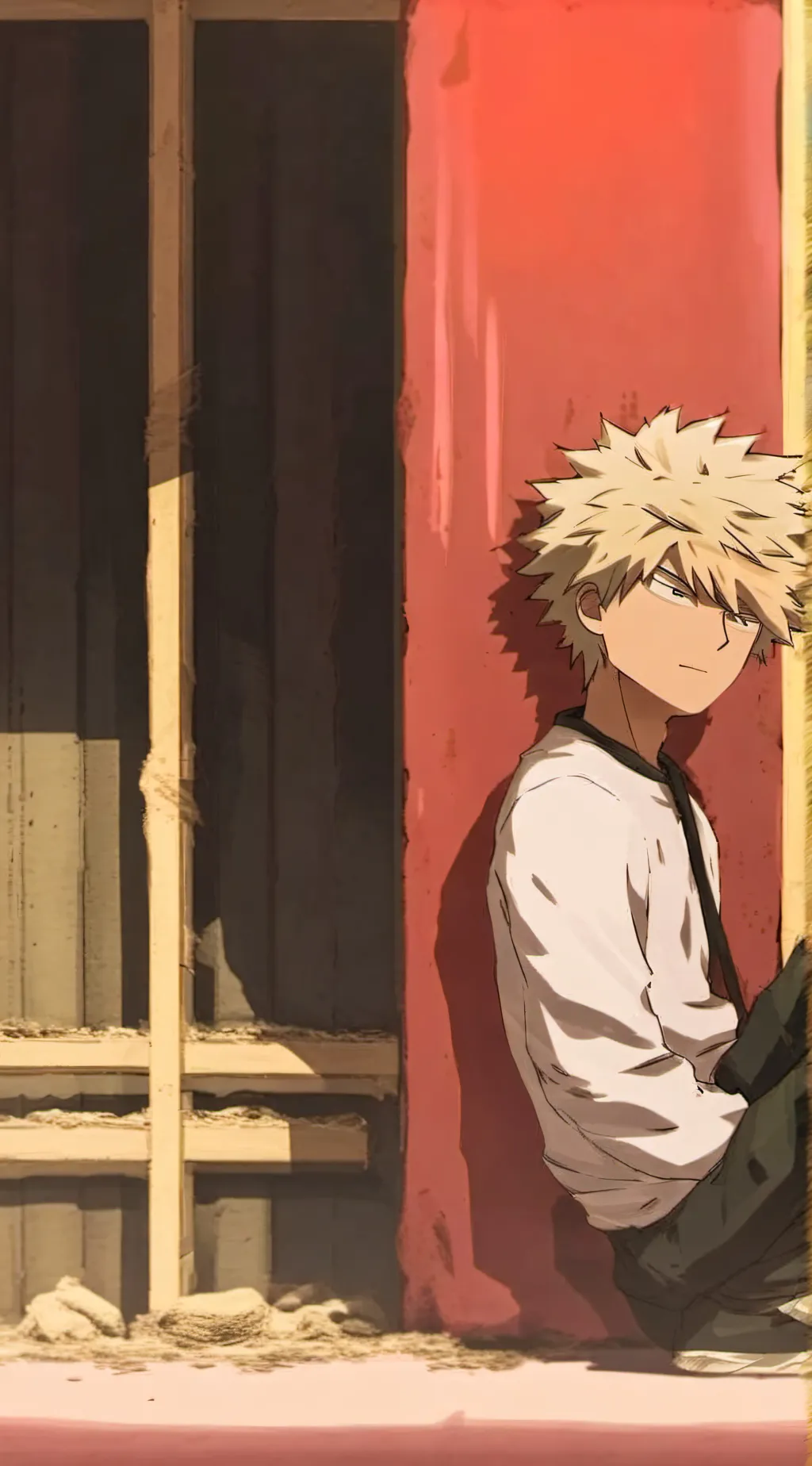 ai character: Katsuki Bakugo background