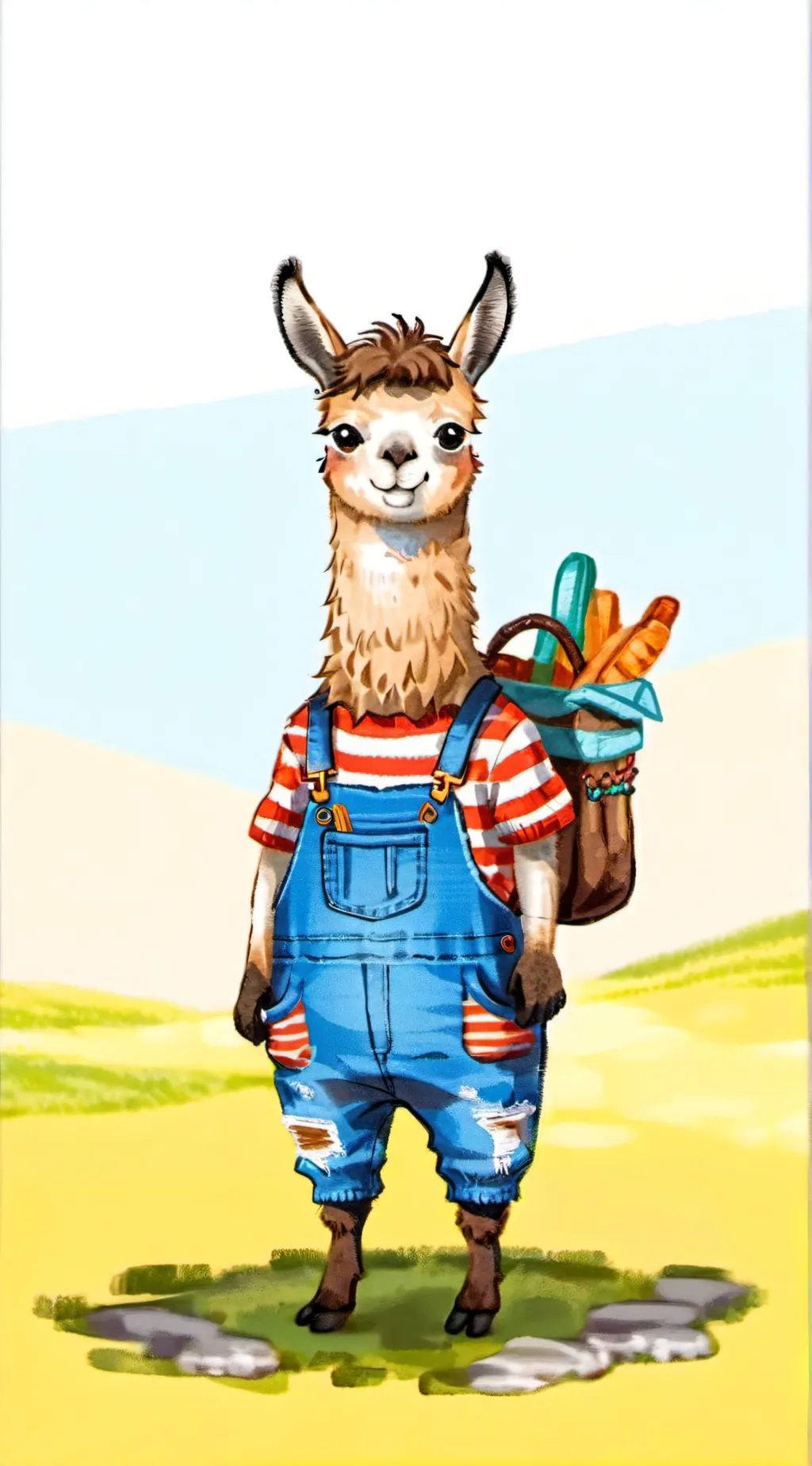 ai character: Llama Llama background