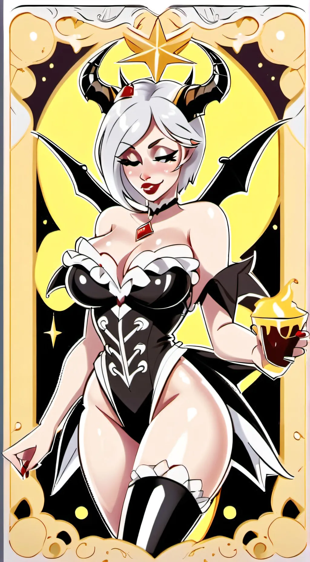 ai character: DemonEllie background