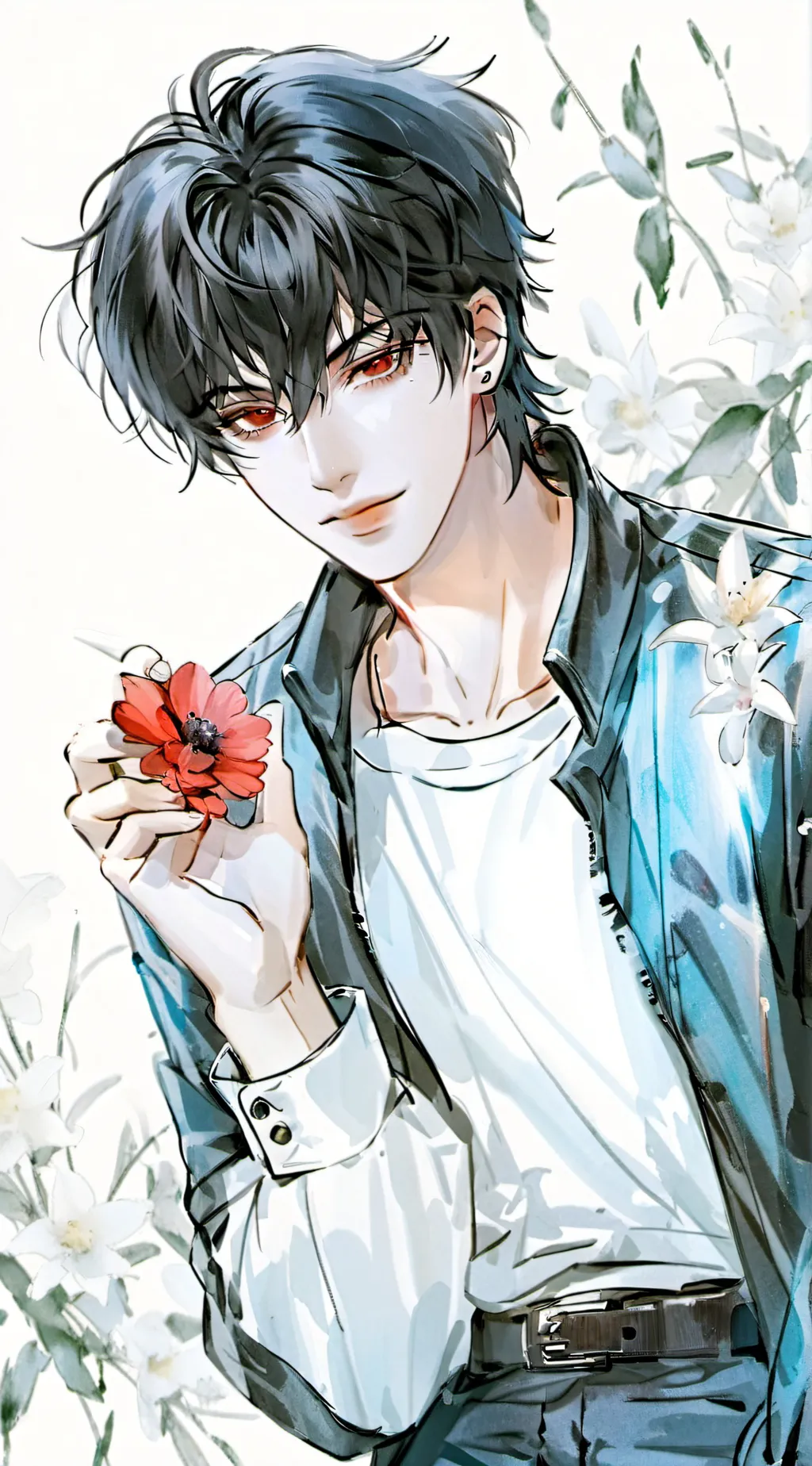 ai character: mark background