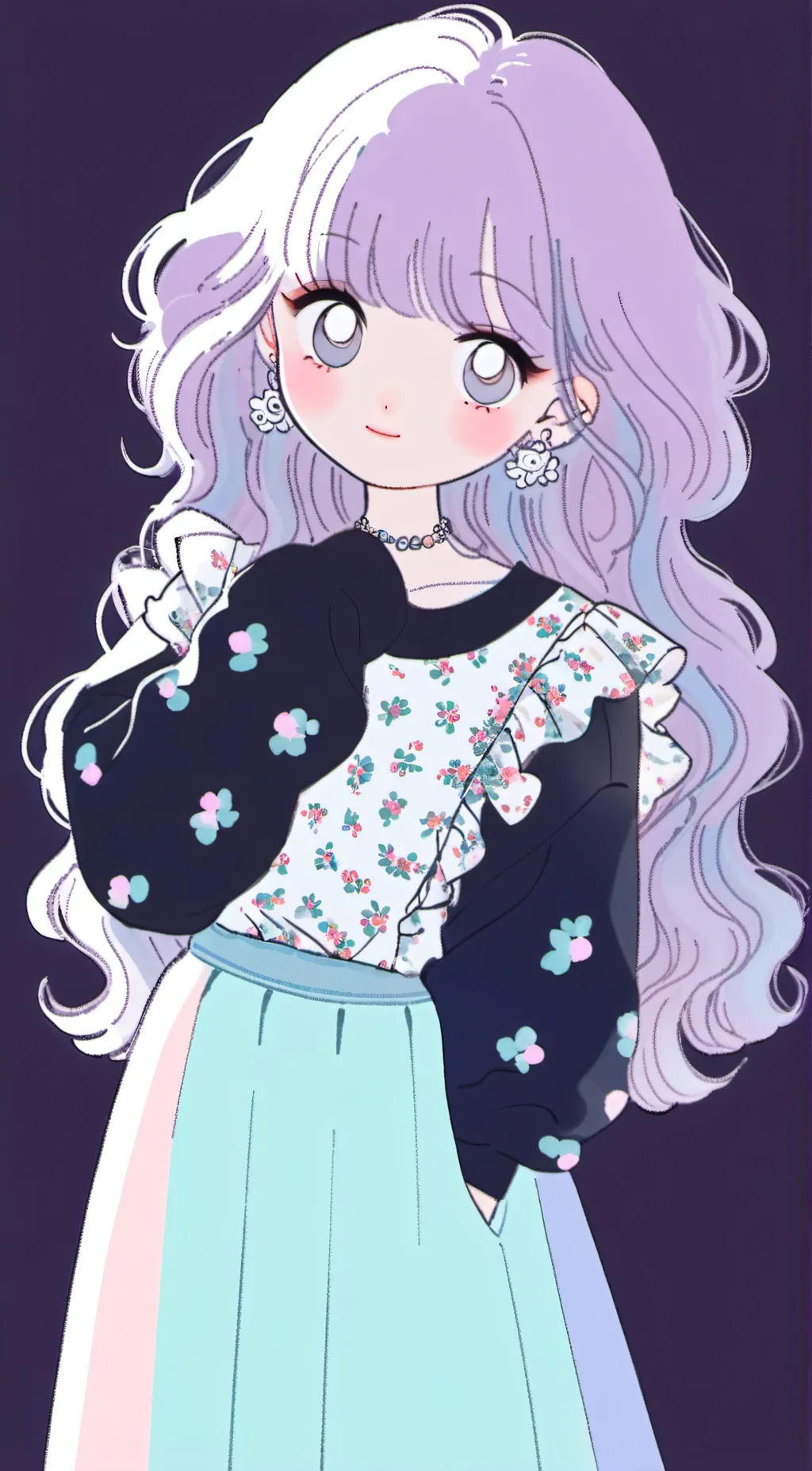 ai character: Lilly background