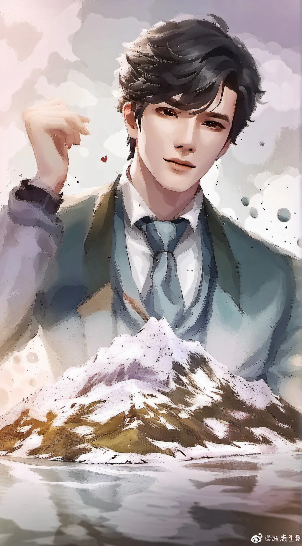 ai character: Dave (is streamer) background