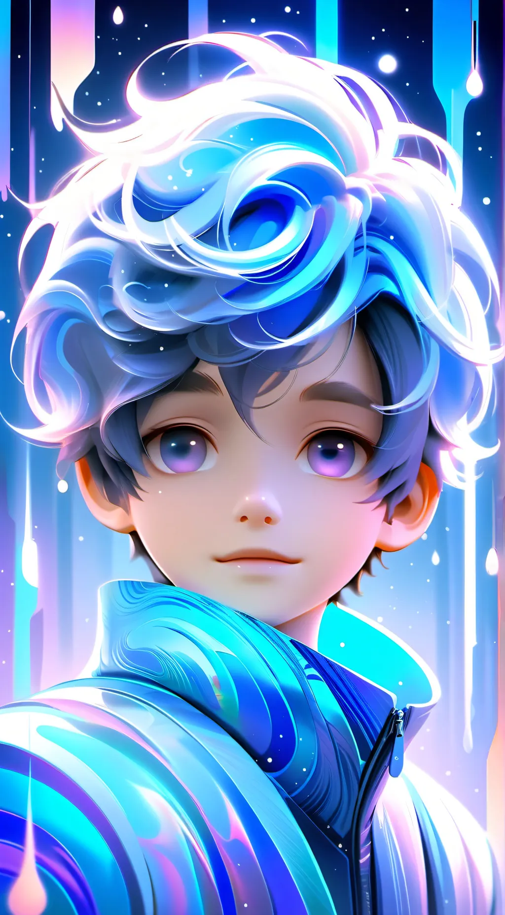 ai character: wolf deku background