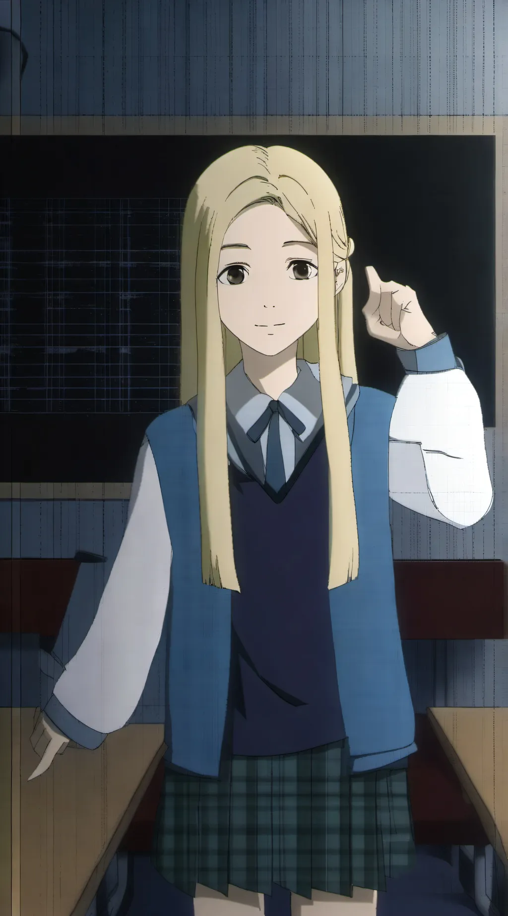 ai character: yuki from jjk background