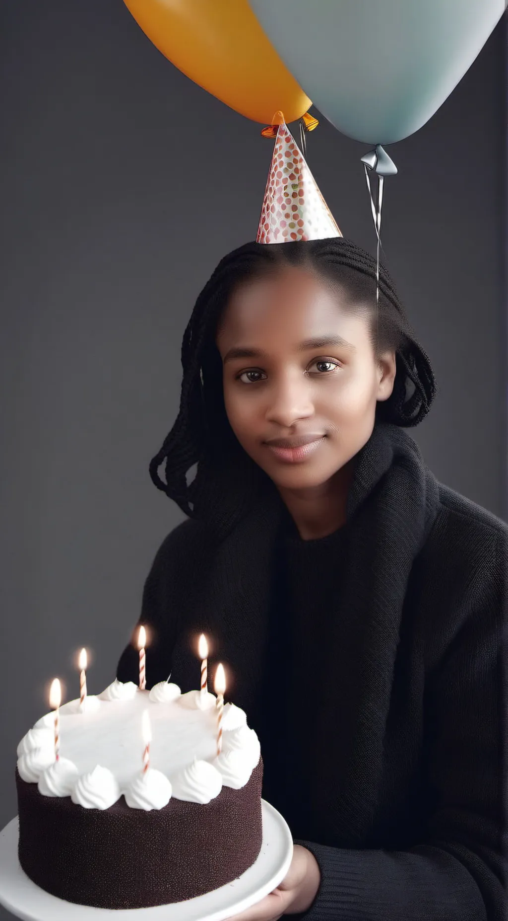 ai character: birthday for girls background