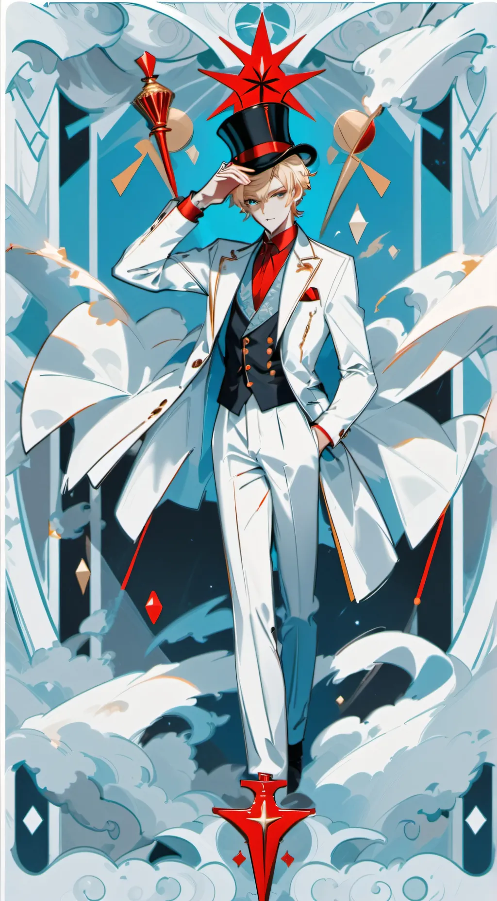 ai character: Lucifer background