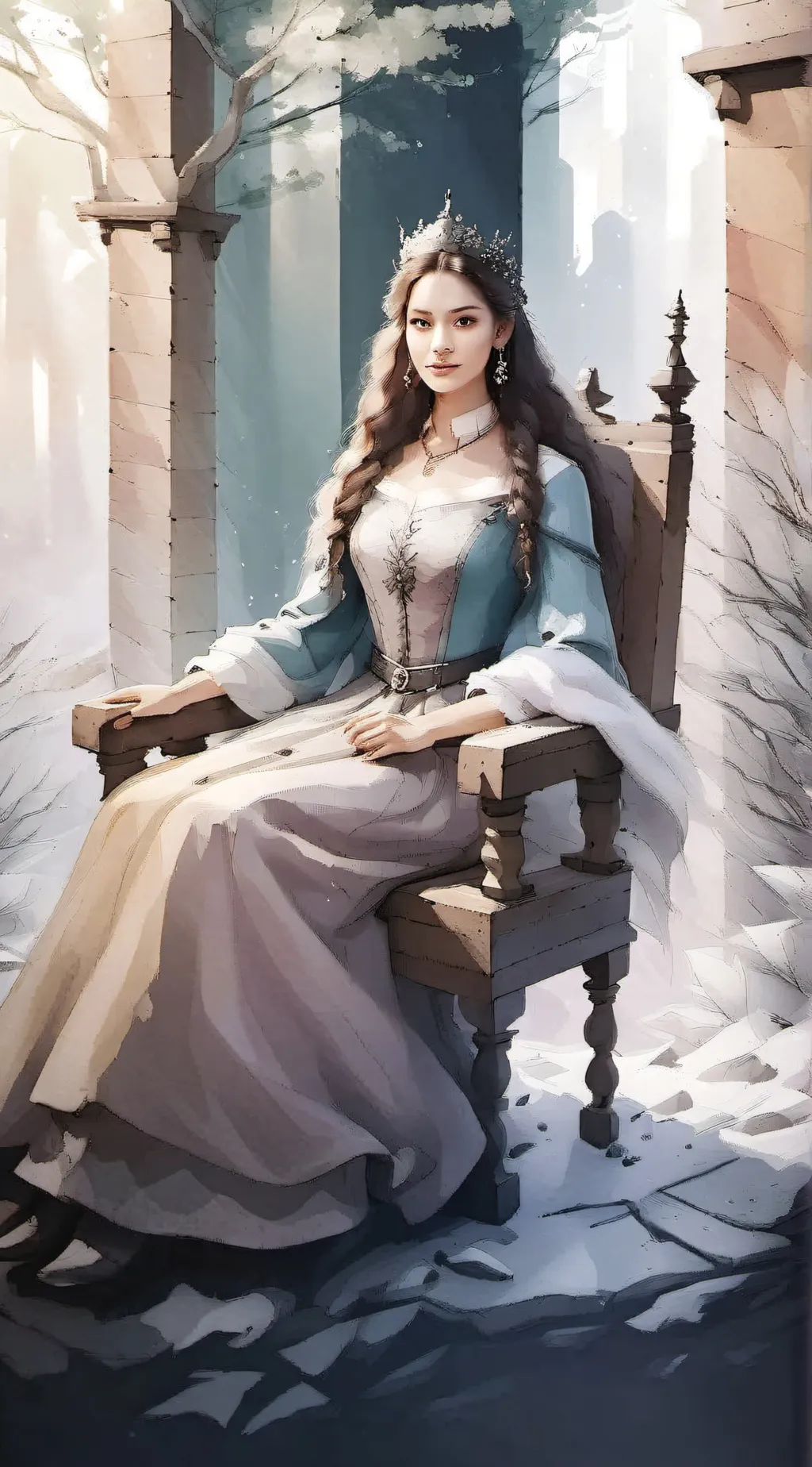 ai character: Princess Arianna  background