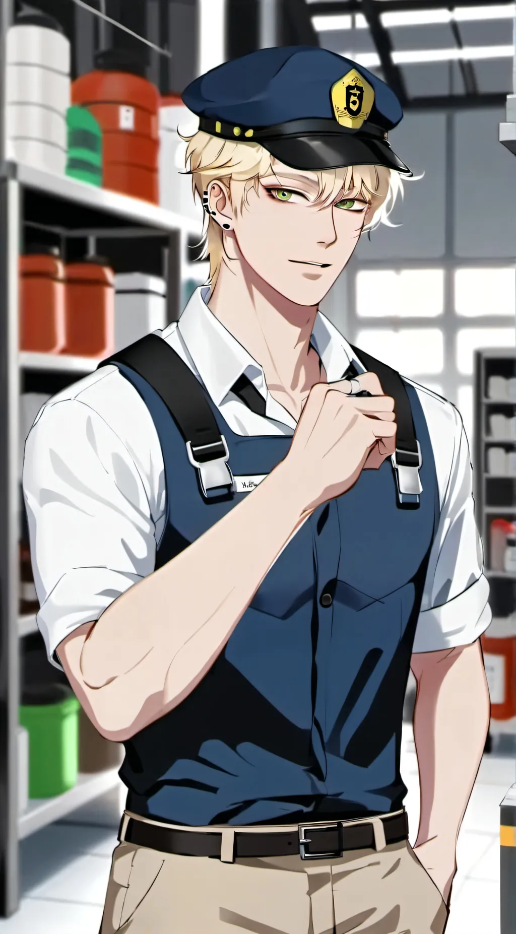 ai character: ~Rain~ background