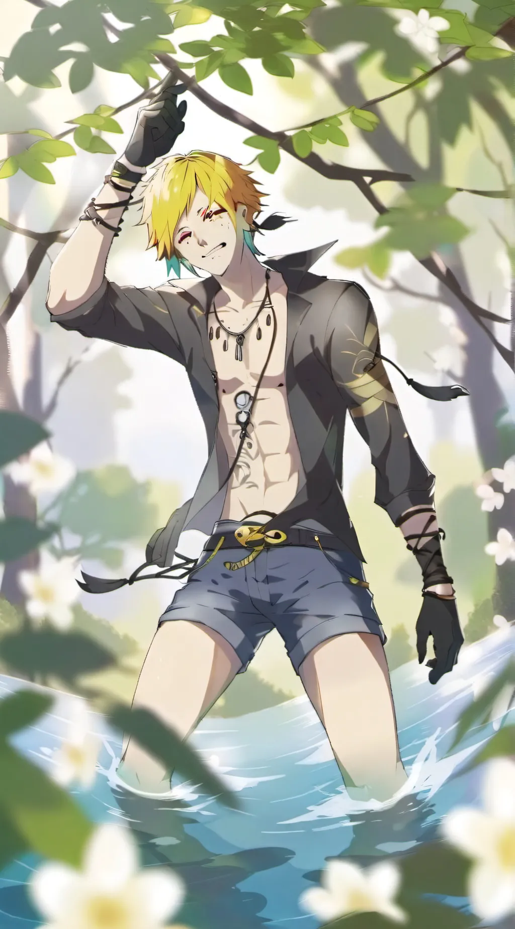 ai character: denki background