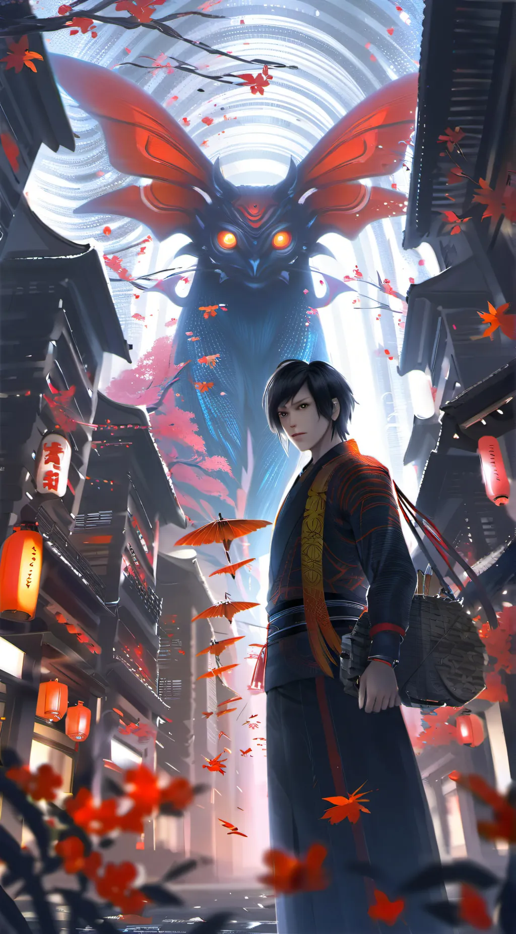 ai character: mothra background