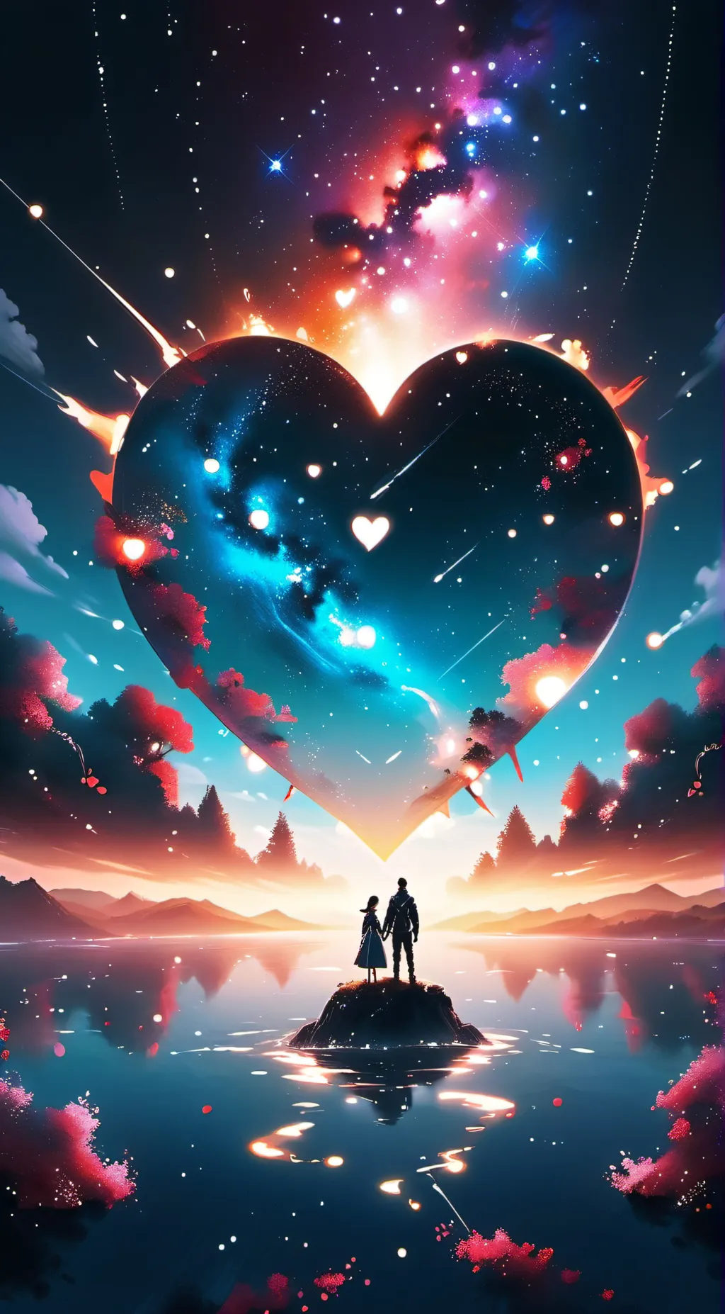 ai character: love  background