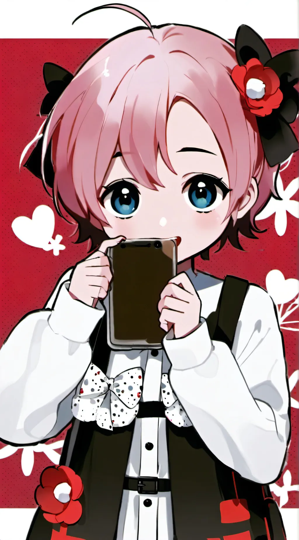 ai character: baby rosie 💖  background