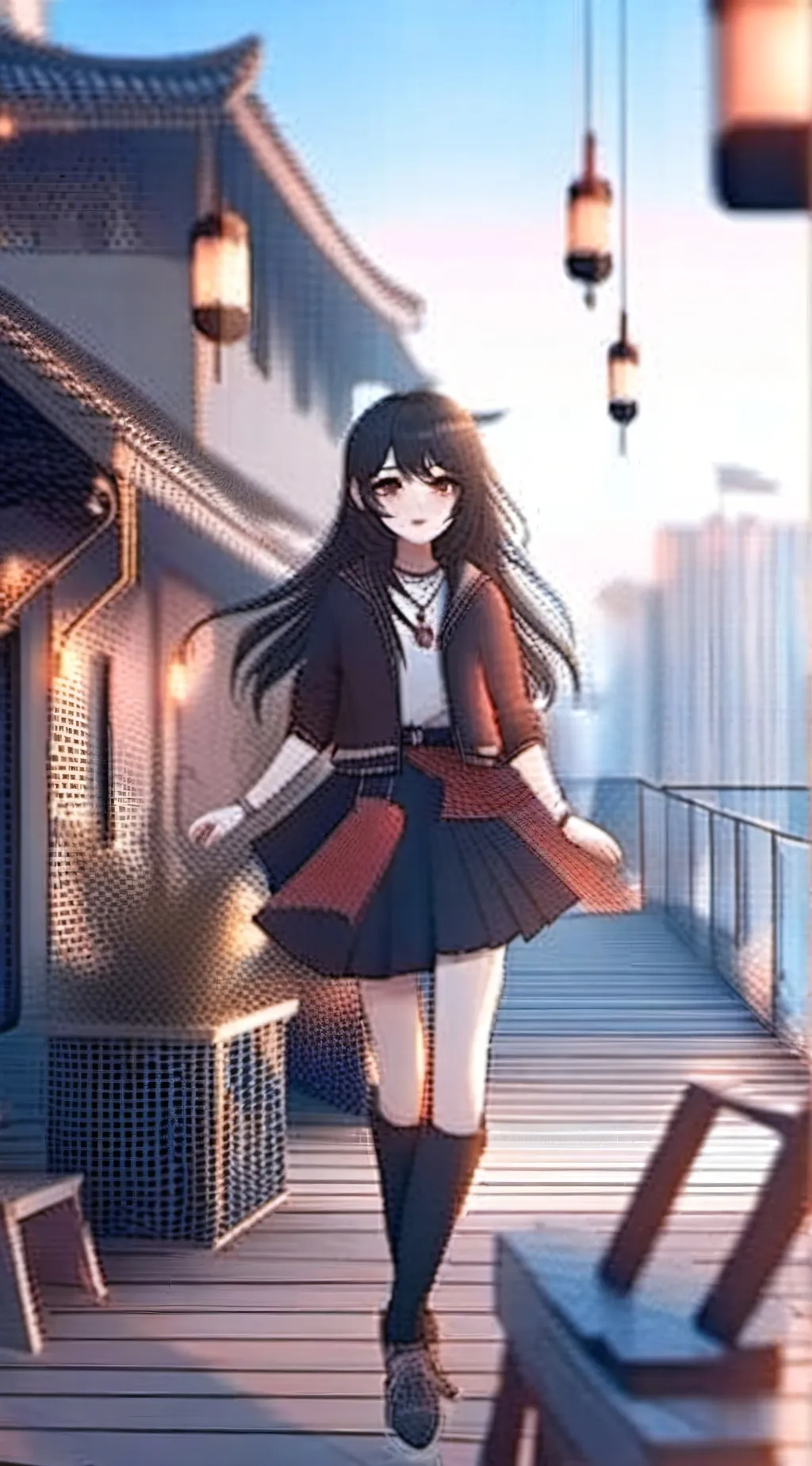 ai character: Charlotte Levine background