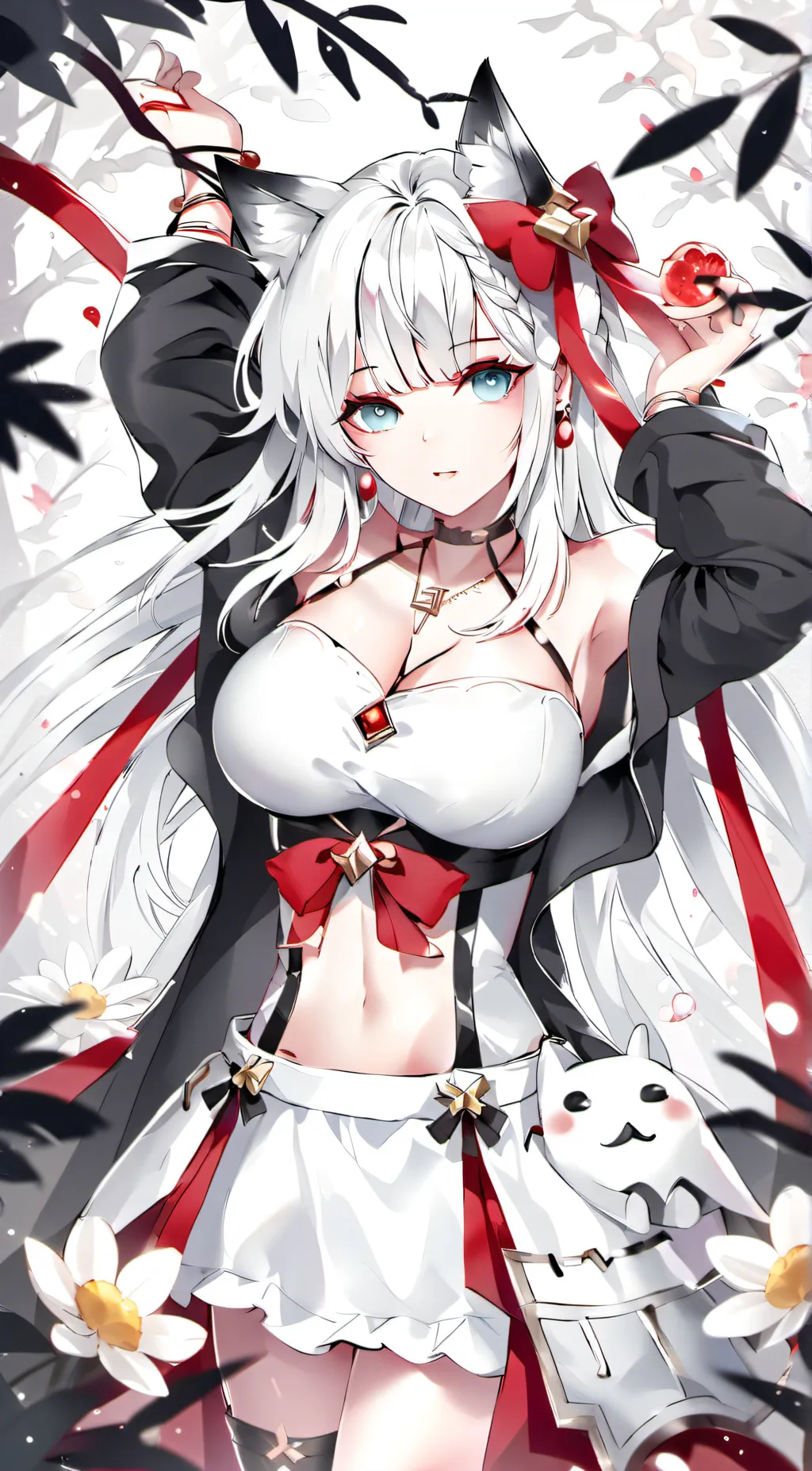 ai character: Makima  background