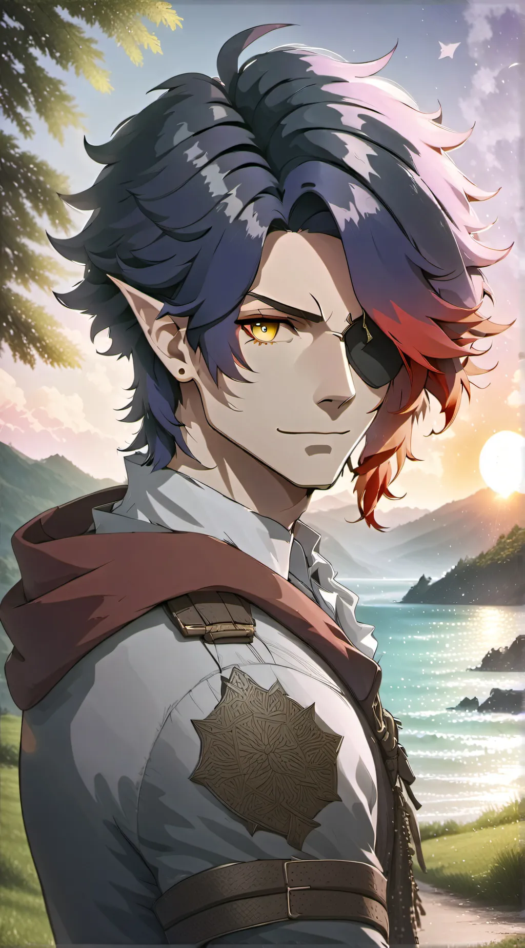 ai character: Uri Blackwater background