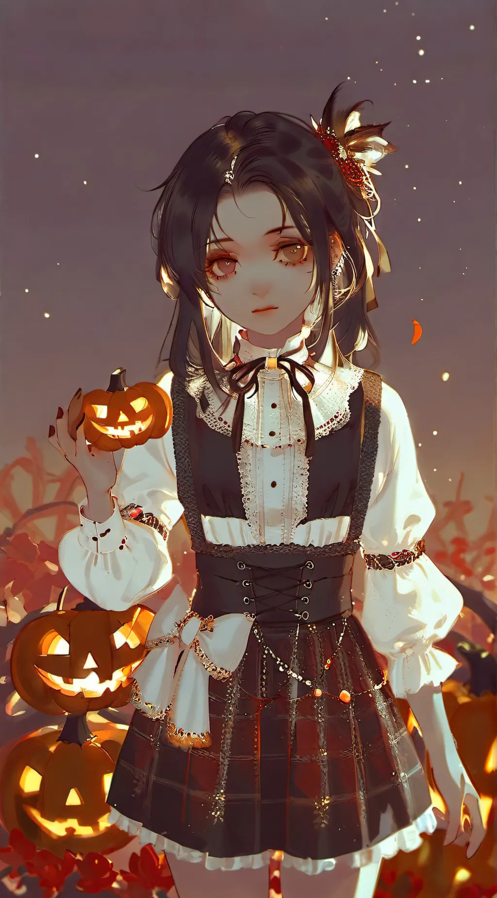 ai character: Halloween  background