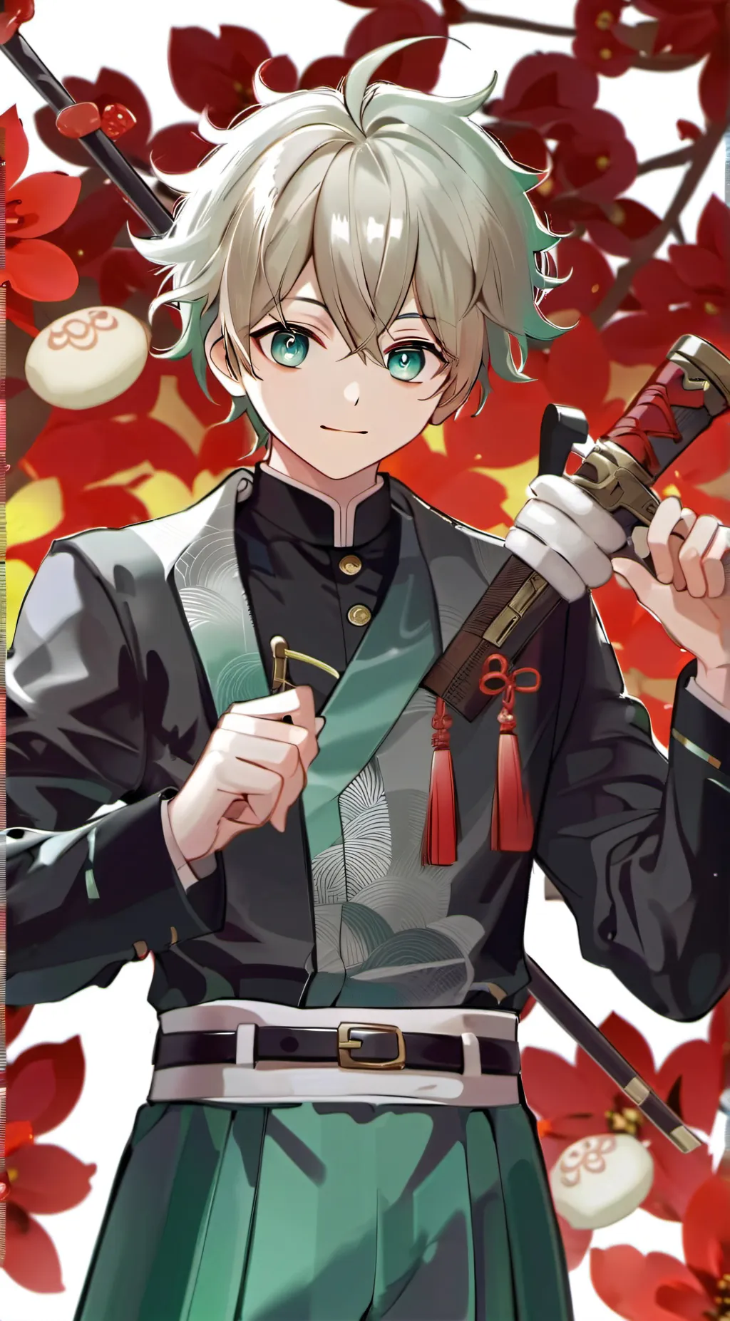 ai character: tanjiro kamado background