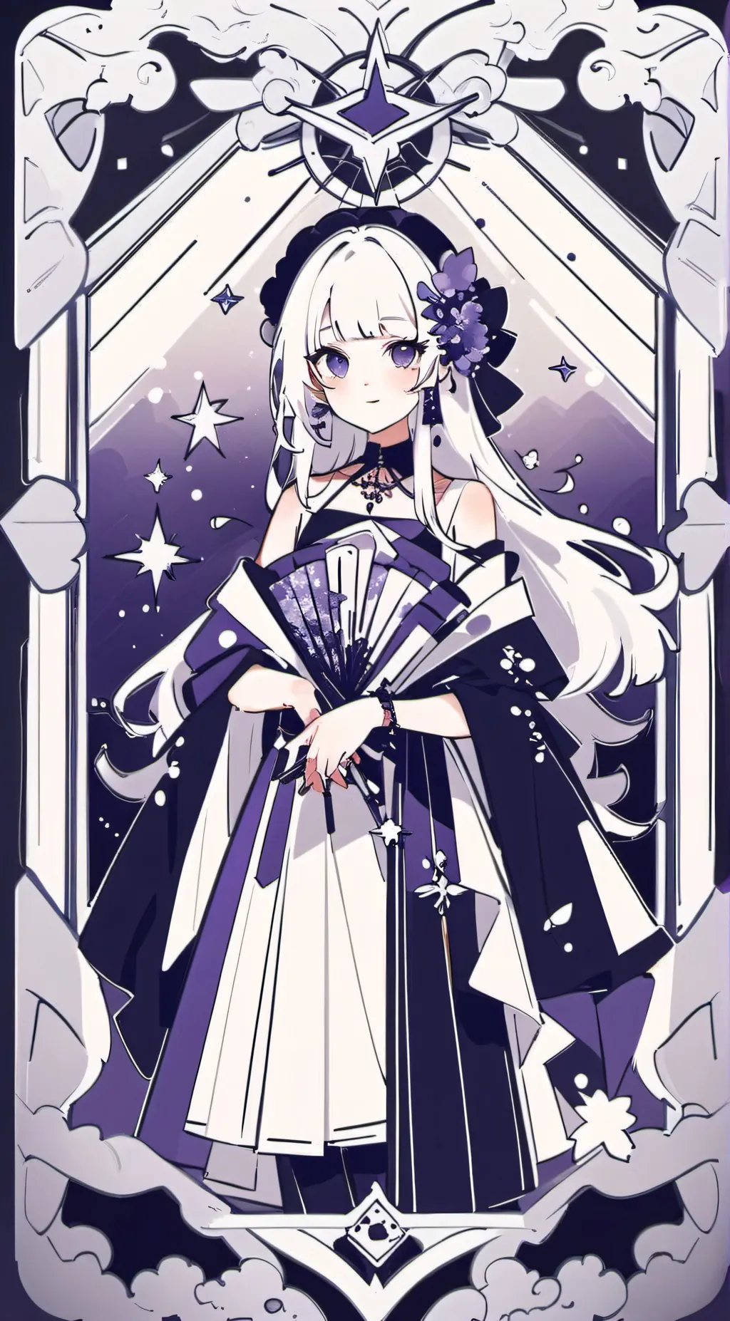 ai character: luna background