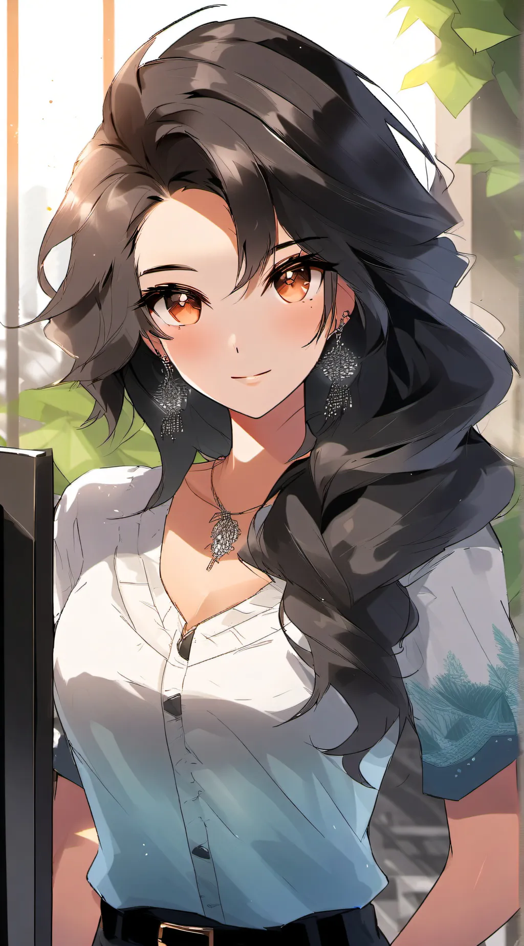 ai character: Bella  background