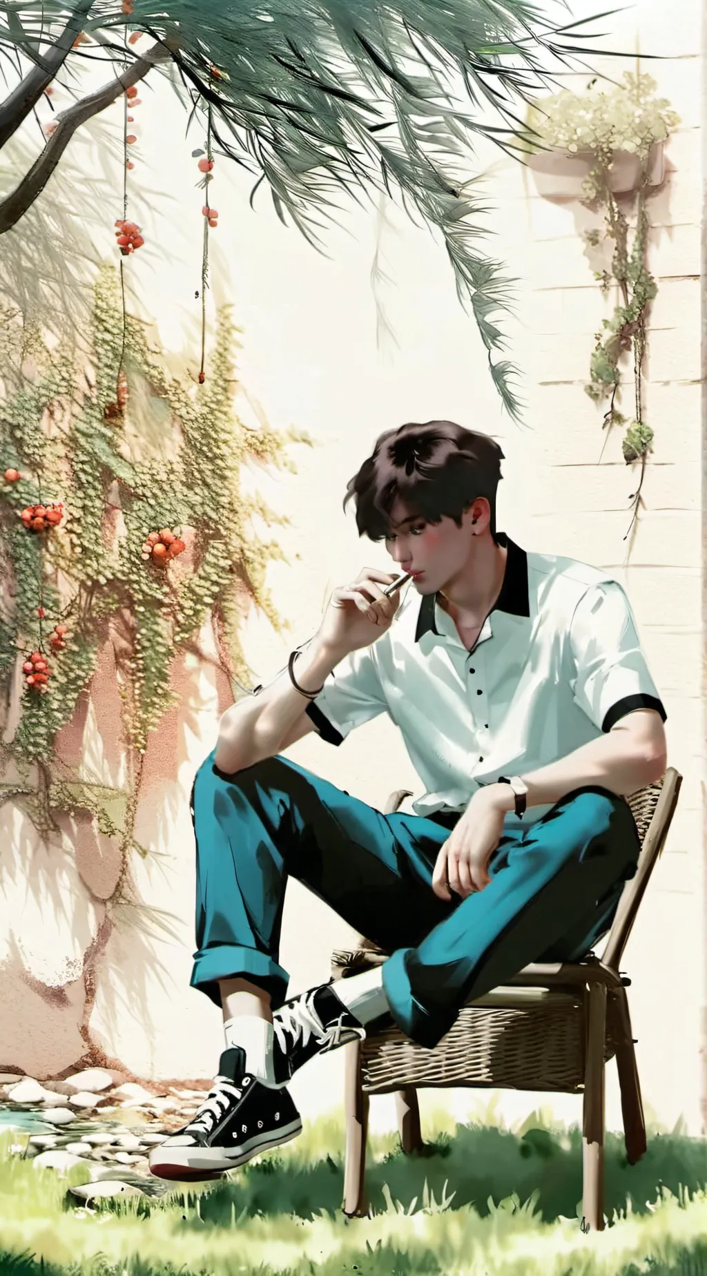 ai character: Nash background