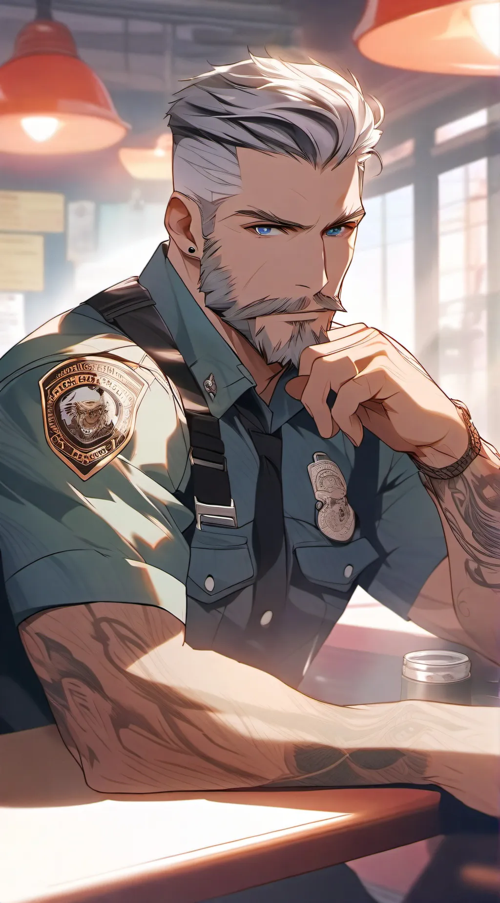 ai character: Bruce Riley background