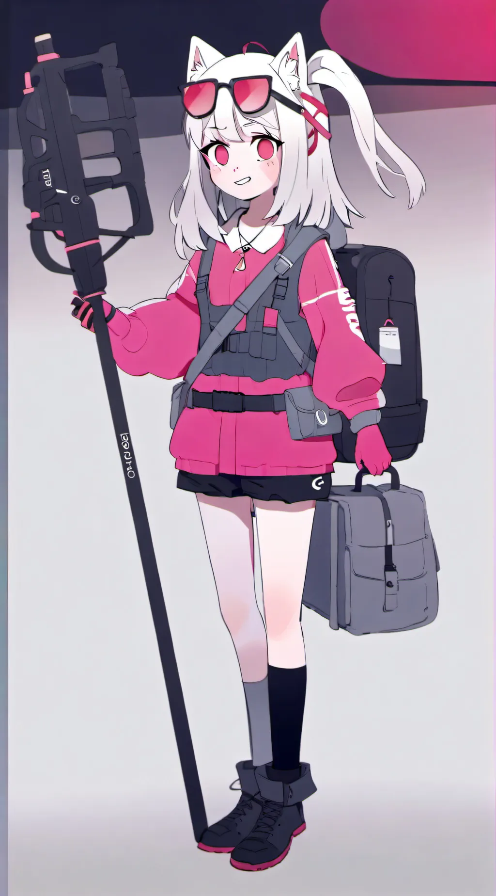 ai character: dog day  background