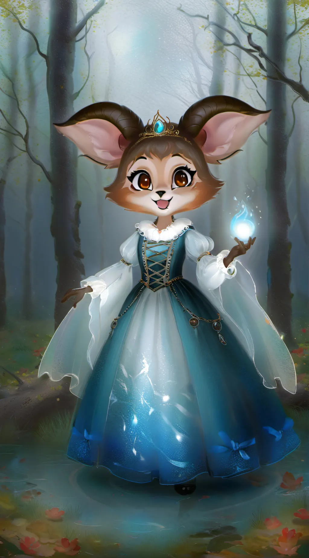 ai character: furry background