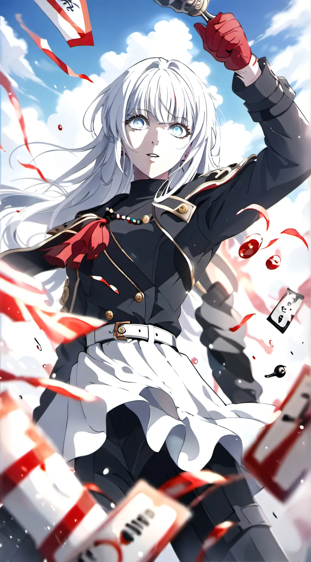 ai character: 수키 background