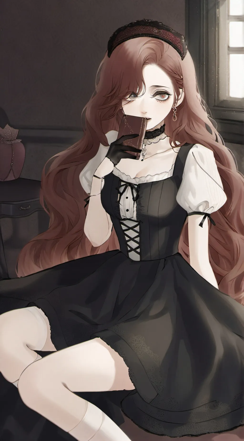 ai character: Angie  background