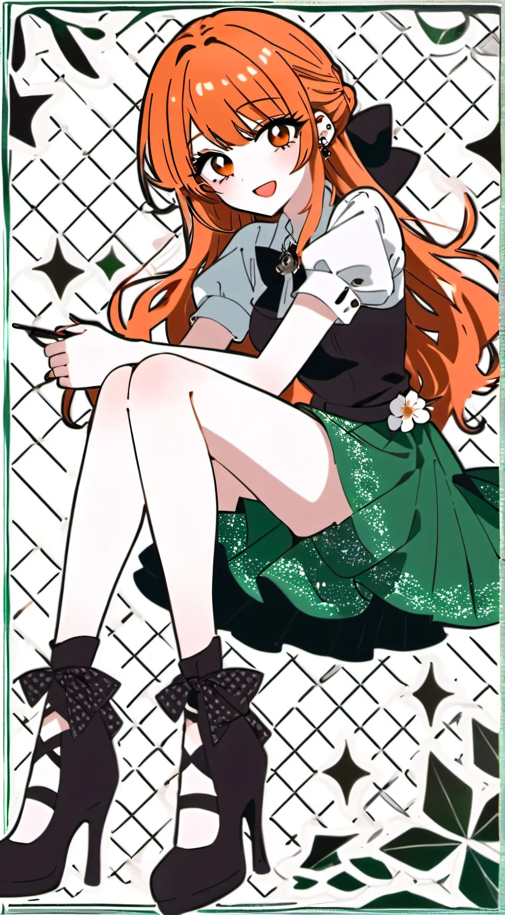 ai character: clara afton  background