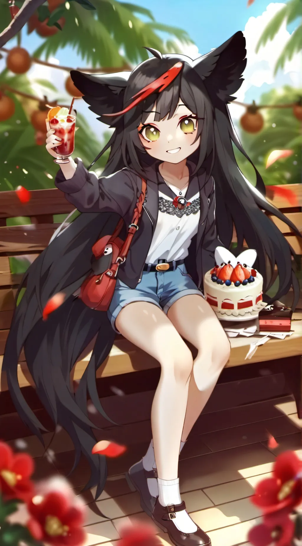 ai character: shortcake background