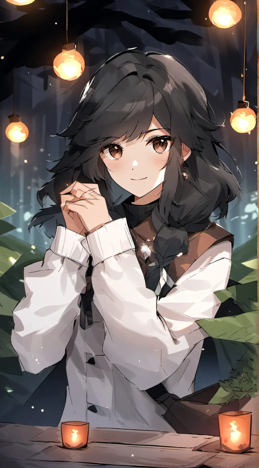 ai character: Leafie background