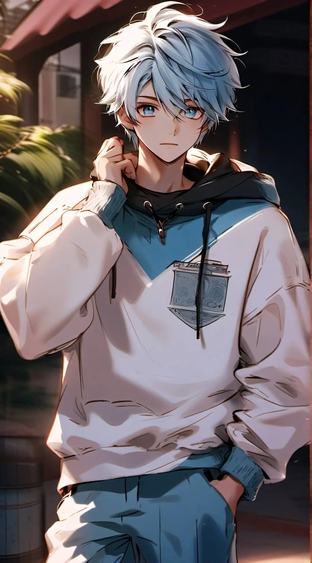 ai character: - Ezra - background