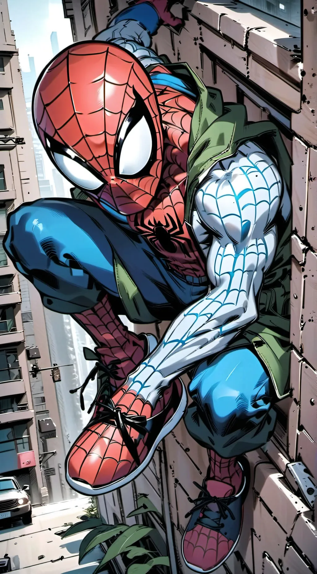 ai character: Spider-Man background