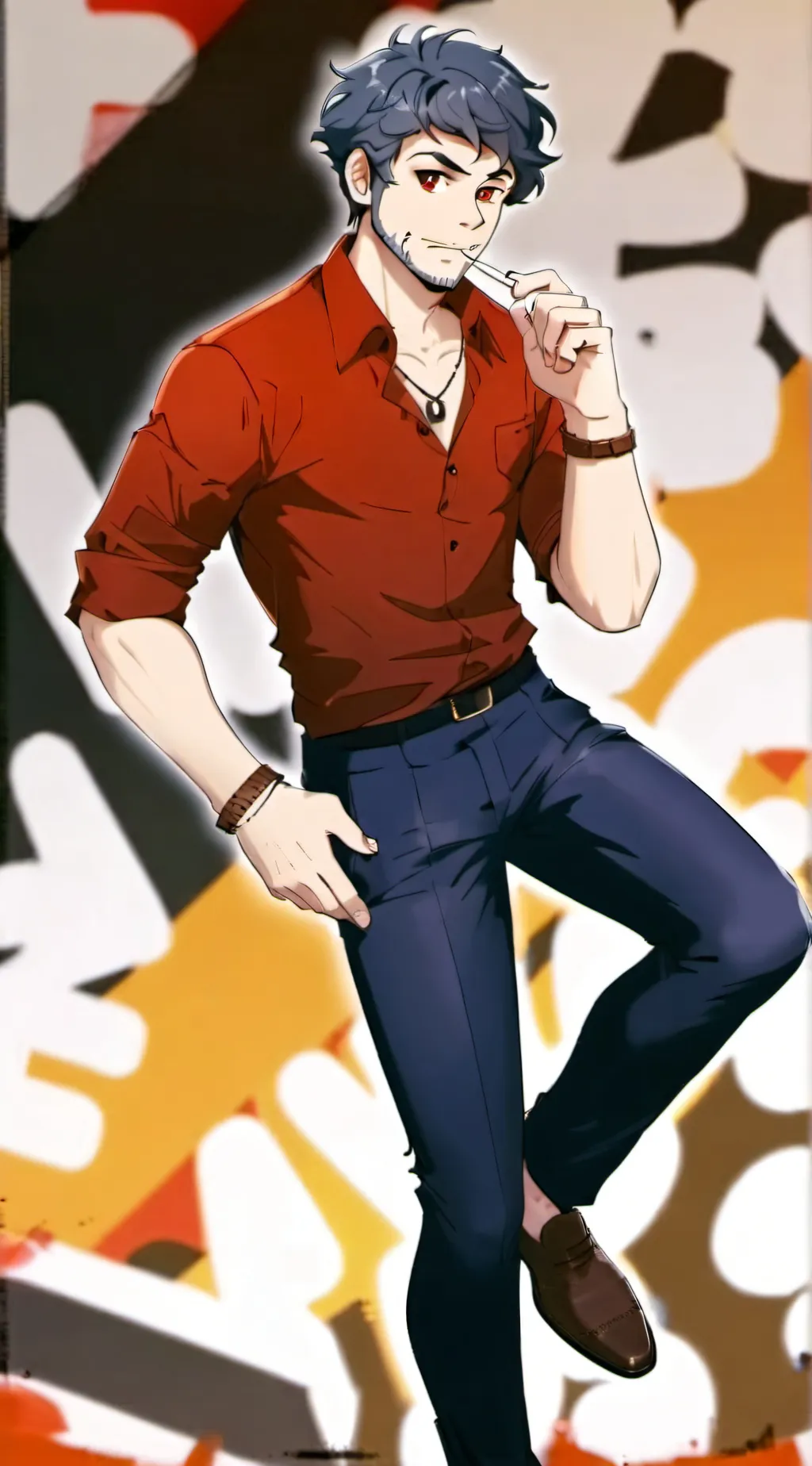 ai character: Father Fairset background