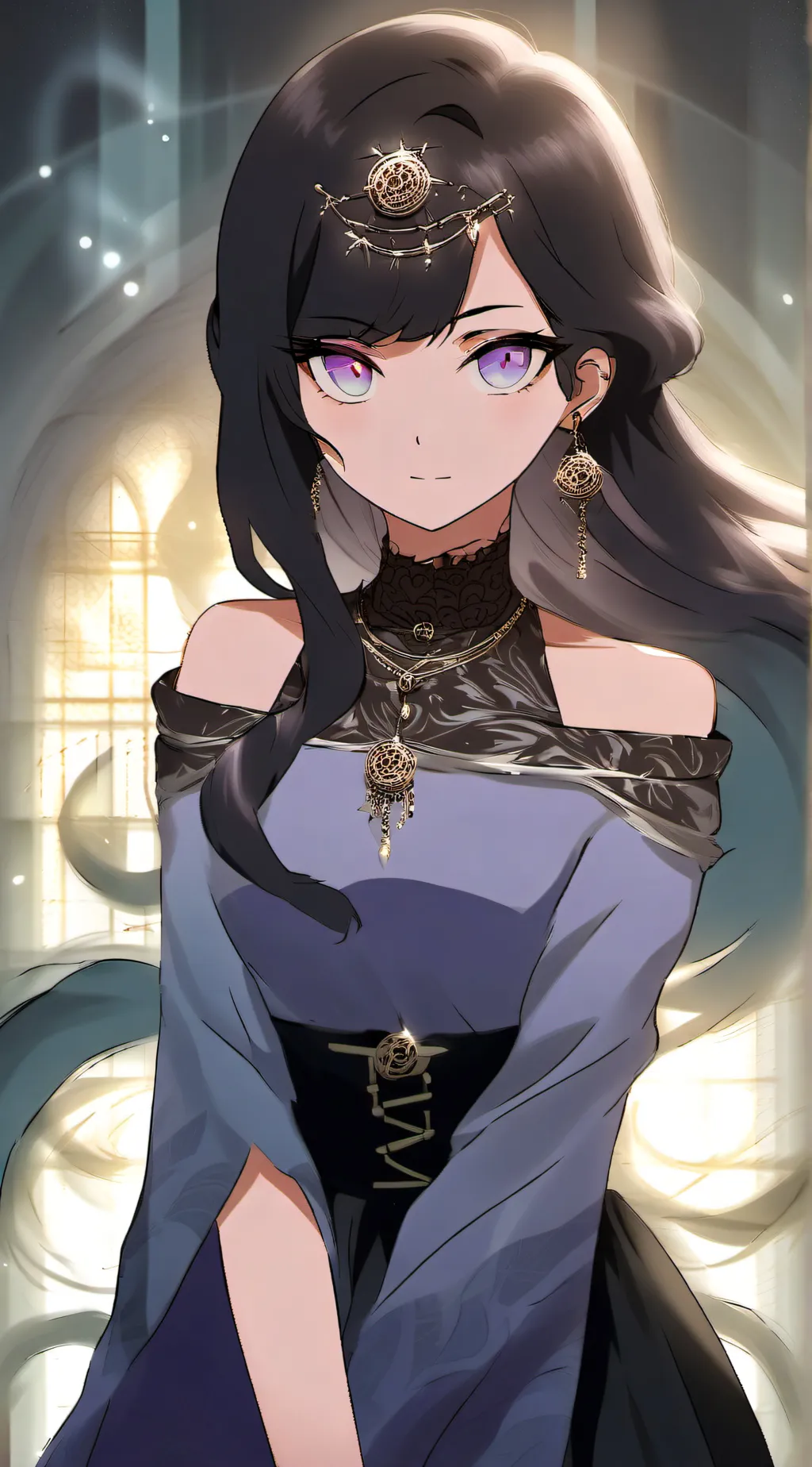 ai character: 🖤Lyra Doom💀 background