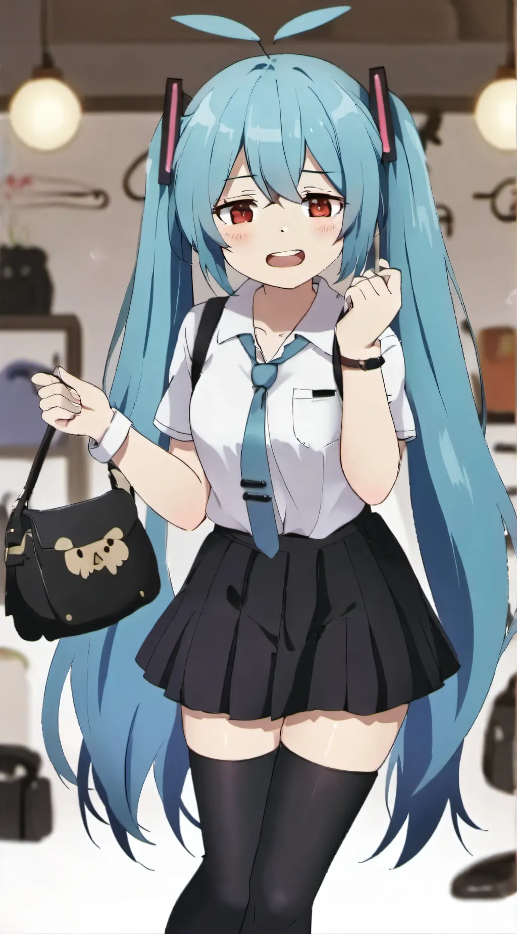 ai character: miku date!!! background